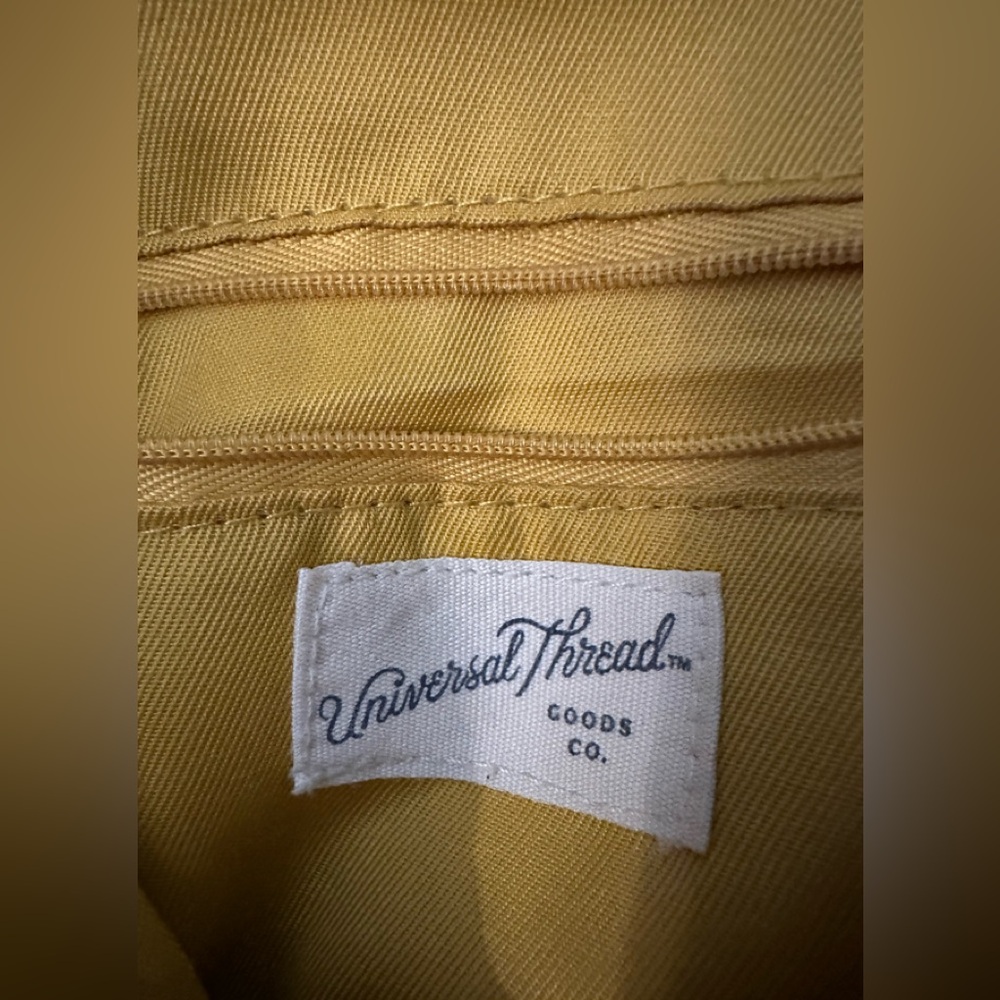 Universal Thread Mustard Yellow Small Canvas Back… - image 2